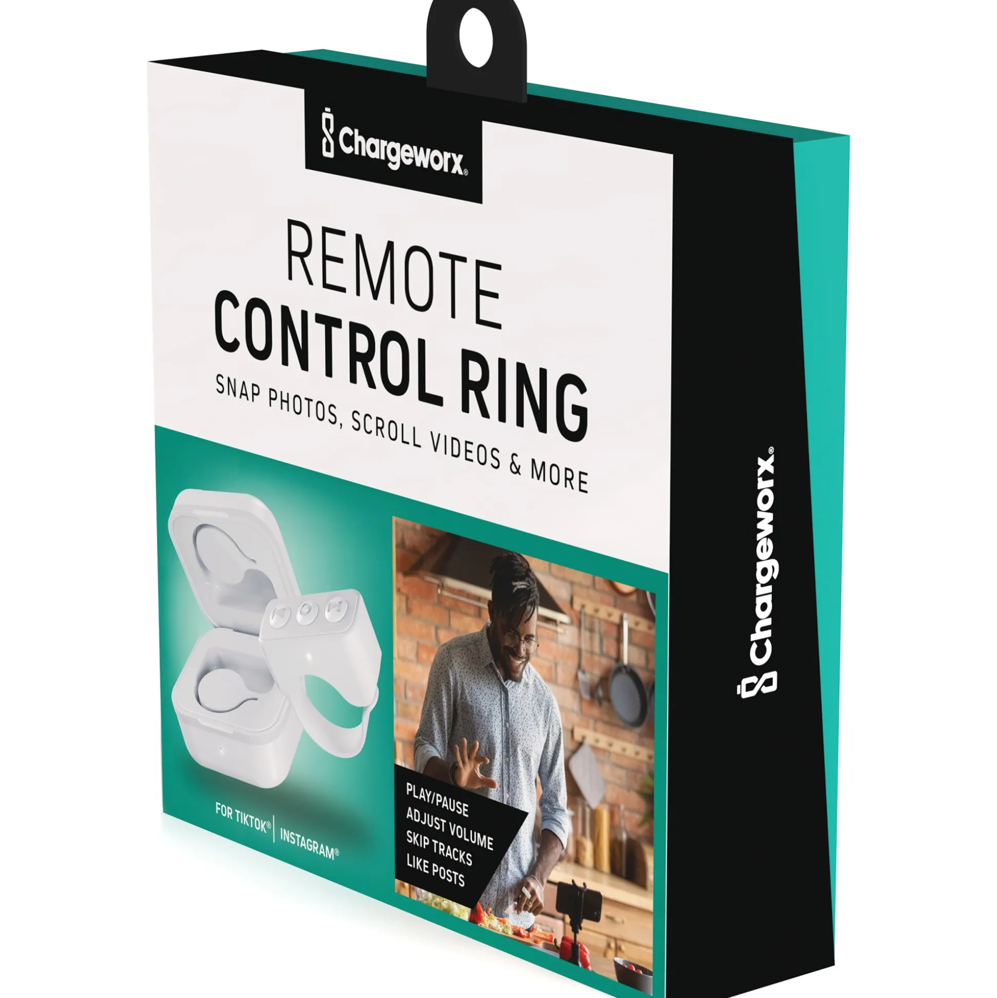 ChargeWorx Bluetooth Remote-Control Ring