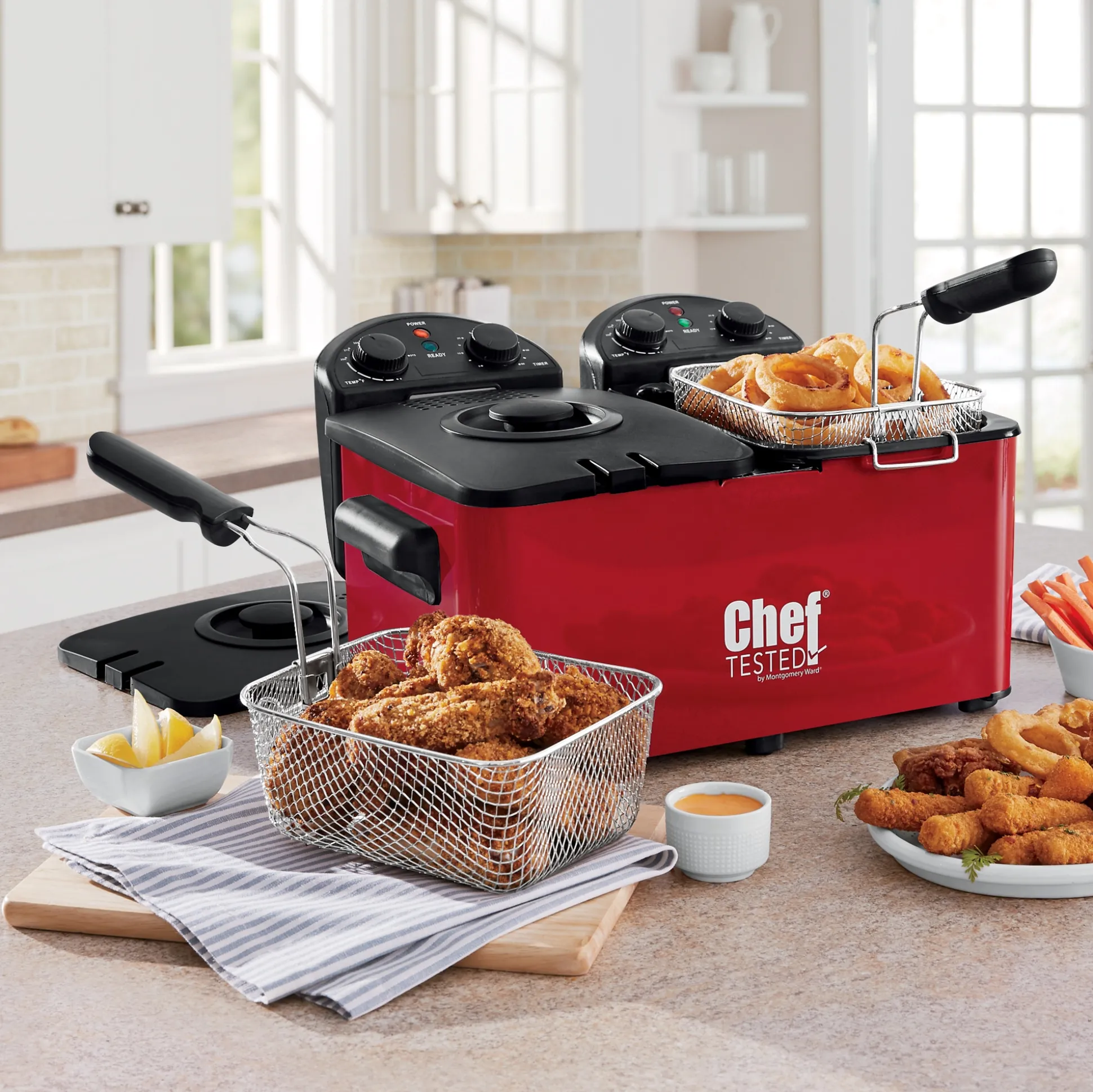 Chef Tested Double Tank Deep Fryer by Wards