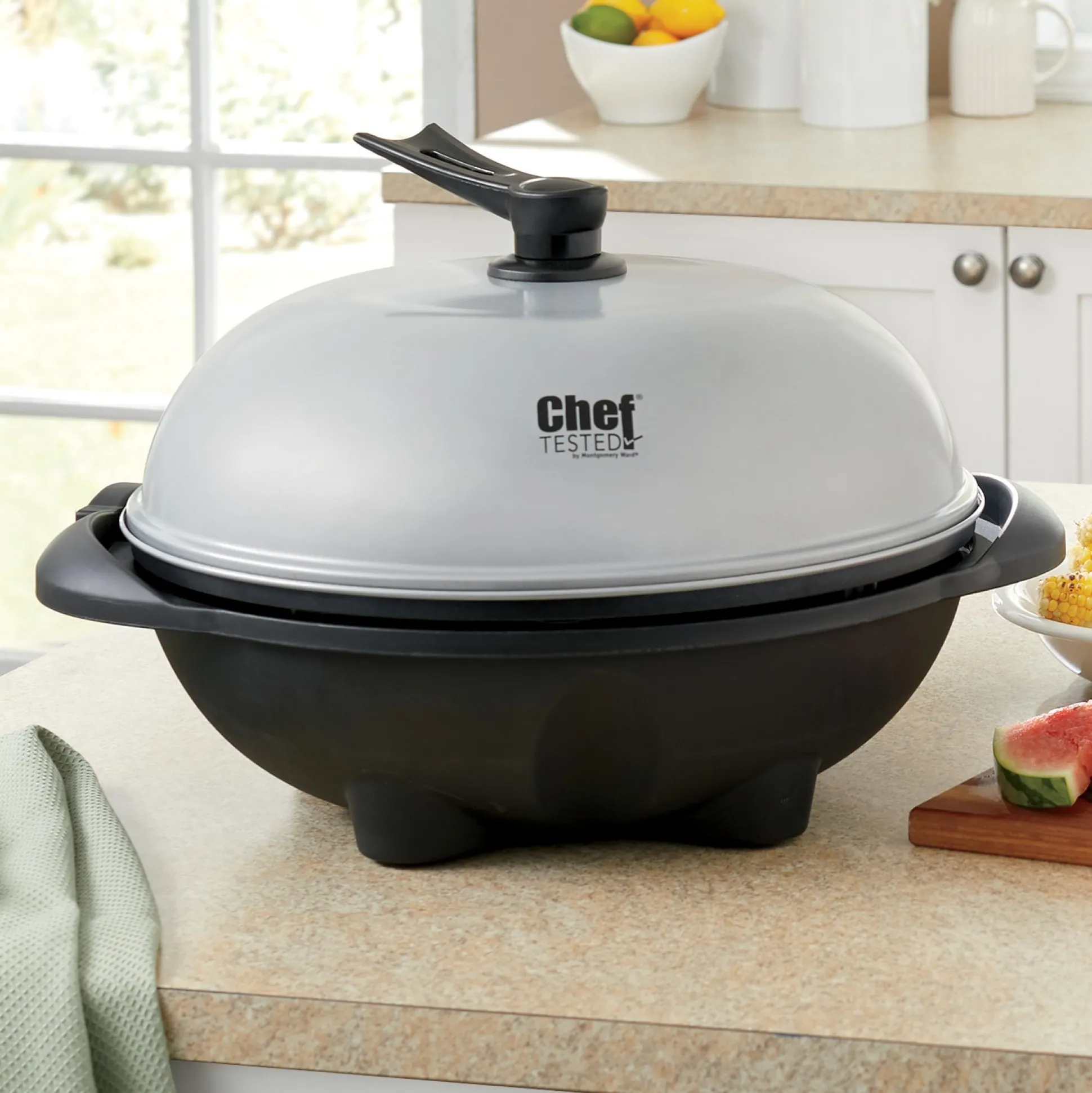 Chef Tested Indoor/Outdoor Electric Grill by Montgomery Ward