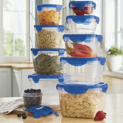 Chef Tested 20-Piece BPA-Free Food Storage Set with Snap-Lock Lids