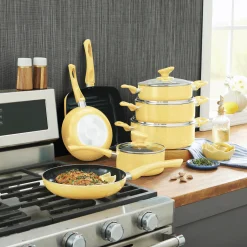 Chef Tested 11-Piece Granite Ceramic Nonstick Cookware Set