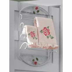 Chelsea Rose Over-the-Door Towel Rack