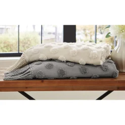 Chenille Dot Throw