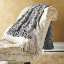 Chenille Dot Throw