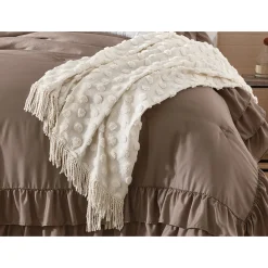 Chenille Dot Throw