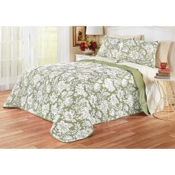Cheryl Reversible Bedspread Set