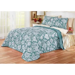 Cheryl Reversible Bedspread Set