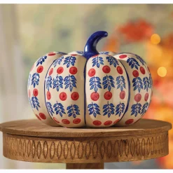Chinoiserie Glazed Pumpkin