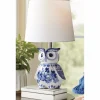 Chinoiserie Owl Lamp