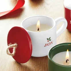 Choose Holiday Mug Candle with Lid