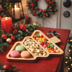Christmas Tree Wood Plate