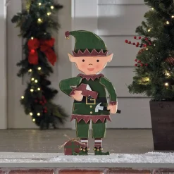 Chunky Wood Christmas Elf
