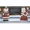Chunky Wood Santa or Mrs. Claus