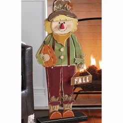 Chunky Wood Scarecrows