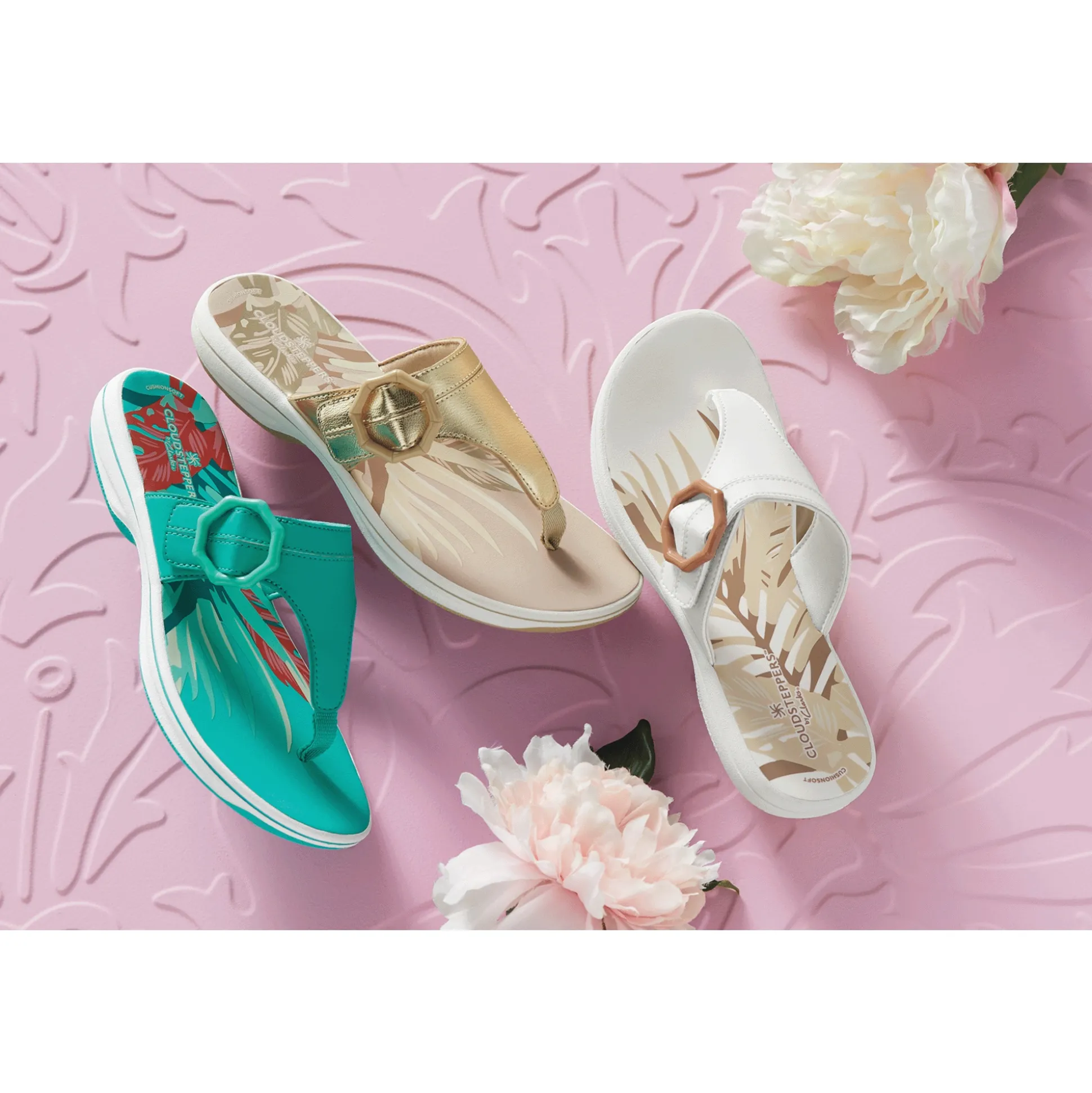 Cloudsteppers Breeze Cove Adjustable Sandal by Clarks