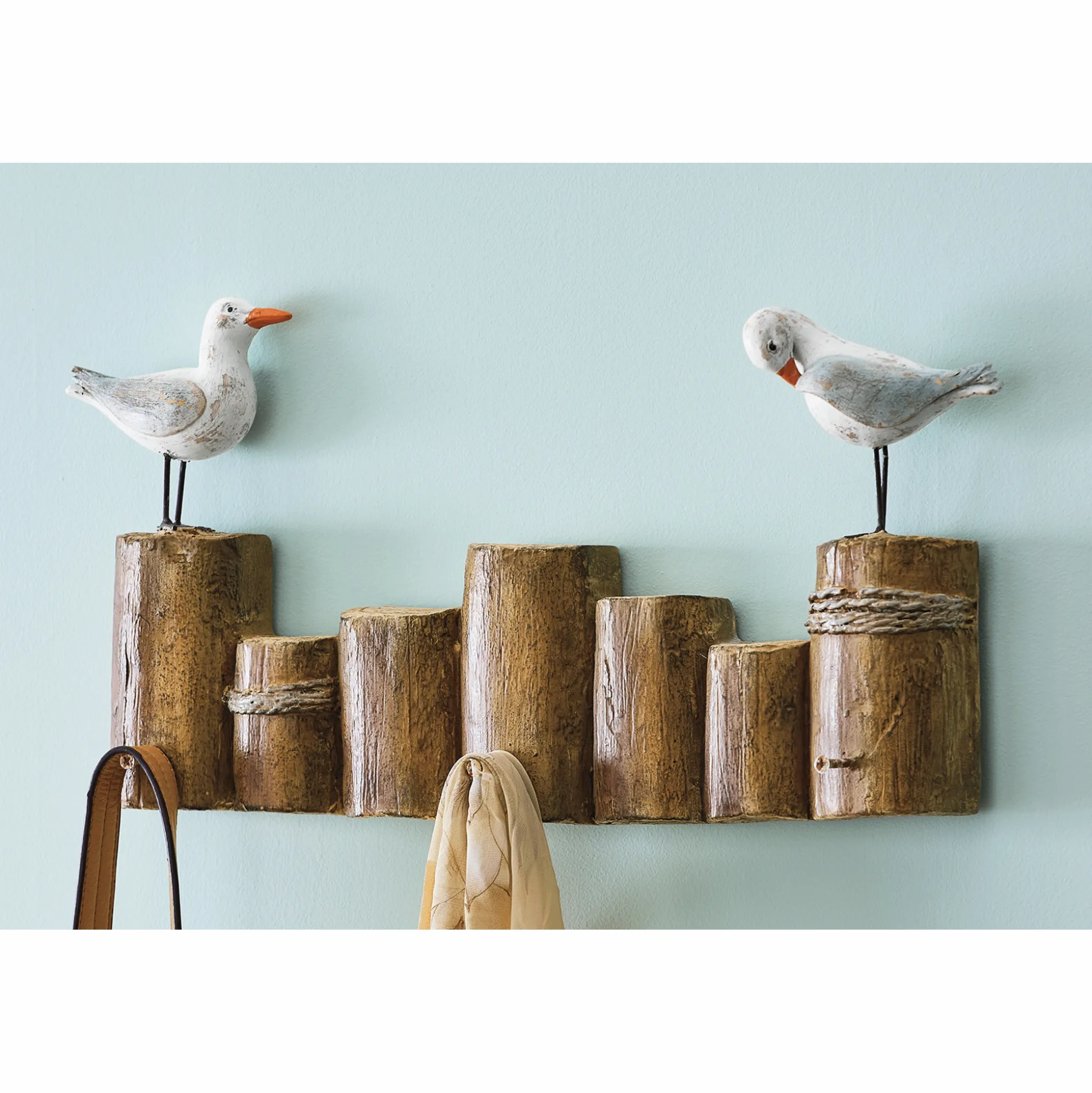 Coastal Bird Wall Hooks
