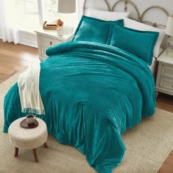 Color Connection Corduroy Down-Alternative Comforter Set