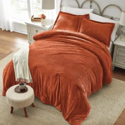 Color Connection Corduroy Down-Alternative Comforter Set