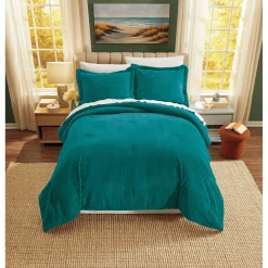Color Connection Corduroy Down-Alternative Comforter Set