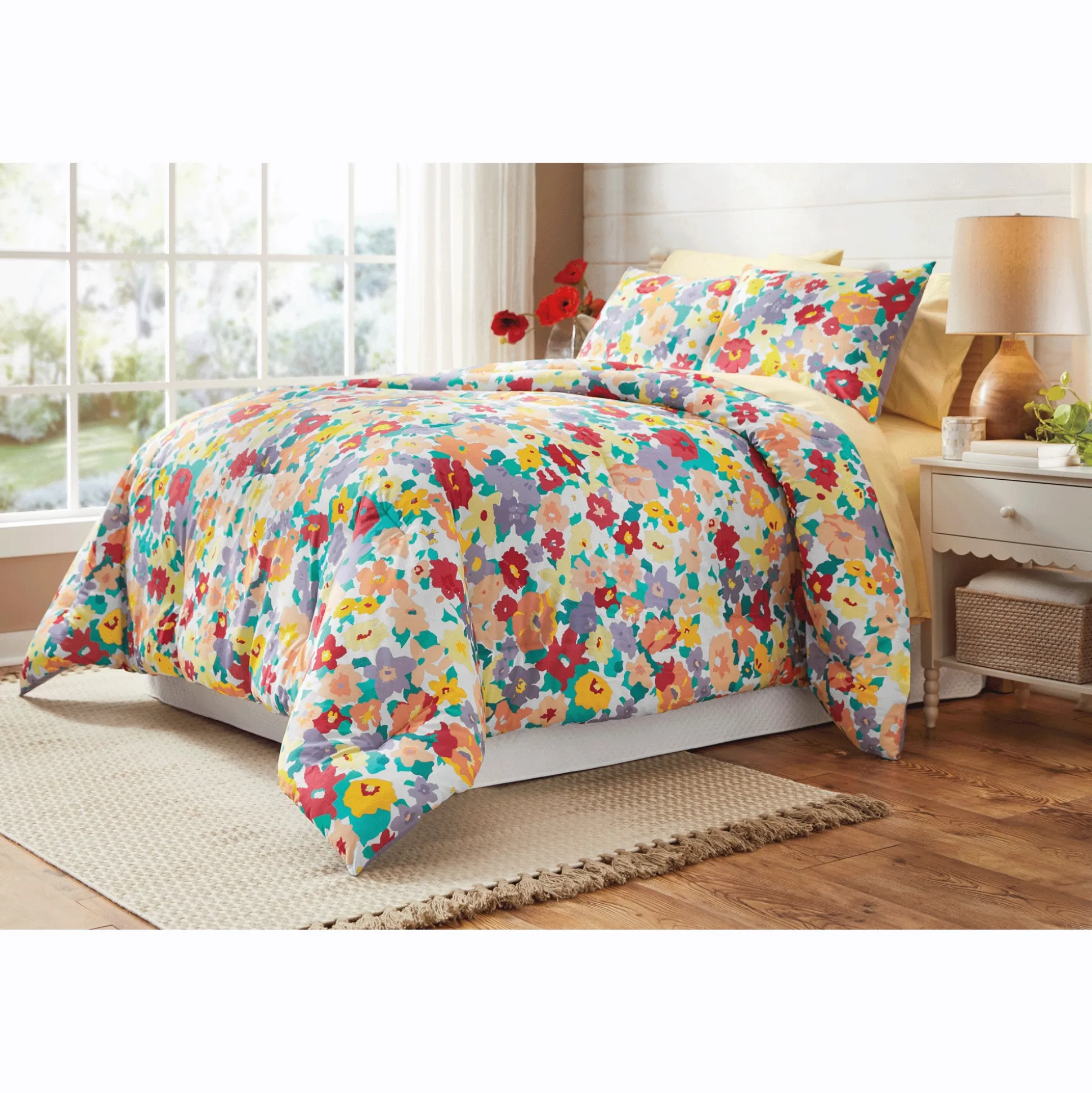 Color Connection Flower Power Down-Alternative Comforter Set