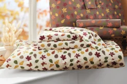 Color Connection Leaves Microfiber Sheet Set