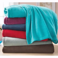 Color Connection Microplush Fleece Blanket