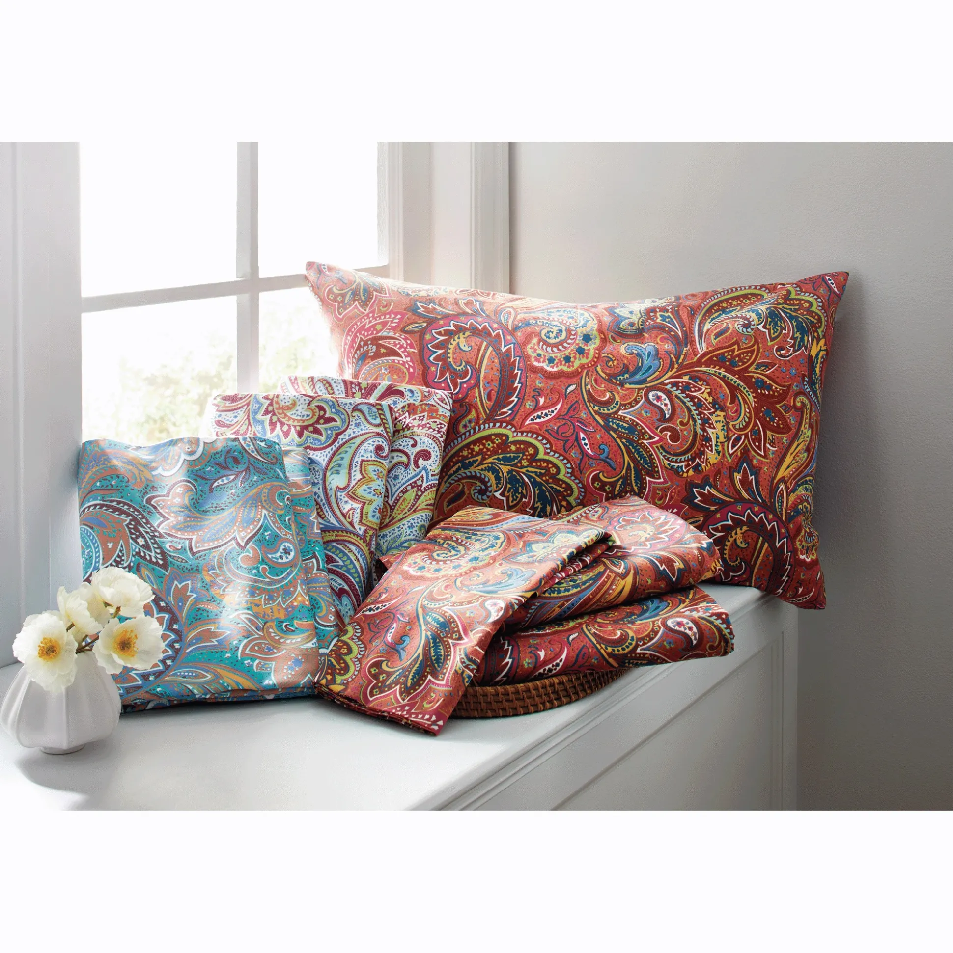 Color Connection Paisley Microfiber Sheet Set