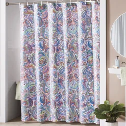 Color Connection Paisley Shower Curtain