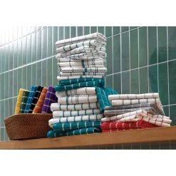 Color Connection 20-Piece Kitchen Towel Set in Absorbent Cotton
