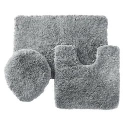 Color Connection 3-Piece Shag Bath Mat Set
