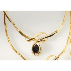 Color Crystal Necklace, Bracelet, Earring & Ring Set