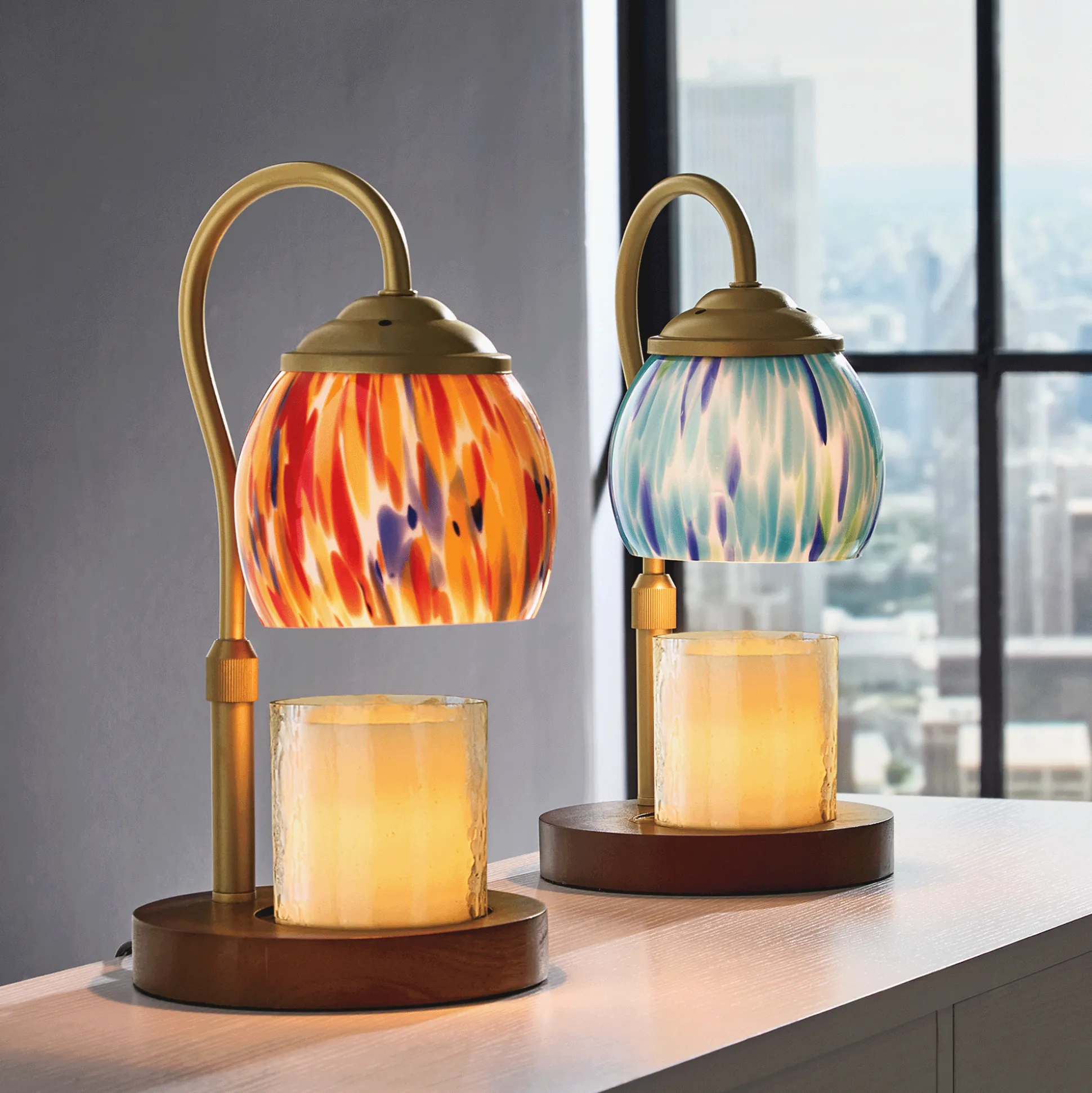 Colorful Candle Warmer
