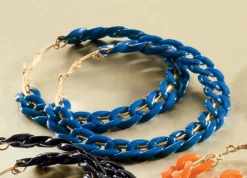 Colorful Link Hoops