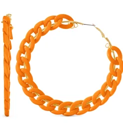 Colorful Link Hoops