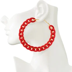 Colorful Link Hoops