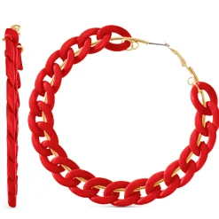 Colorful Link Hoops