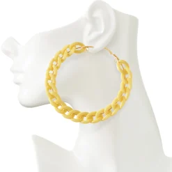 Colorful Link Hoops