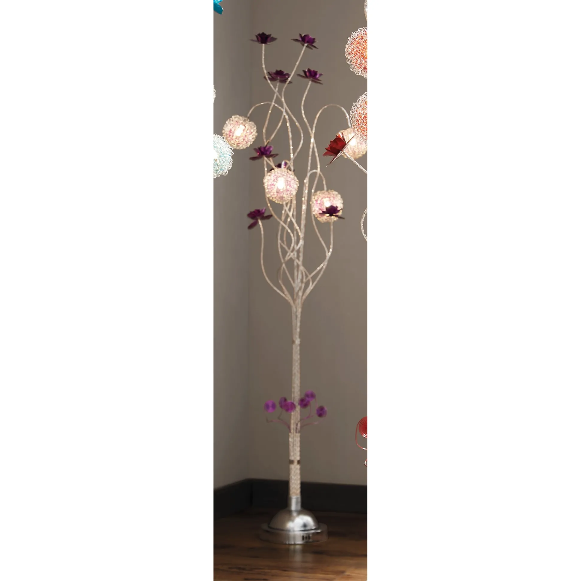 Colorful Wire Floor Lamp