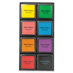 8-Color Stamp Ink Pad Set