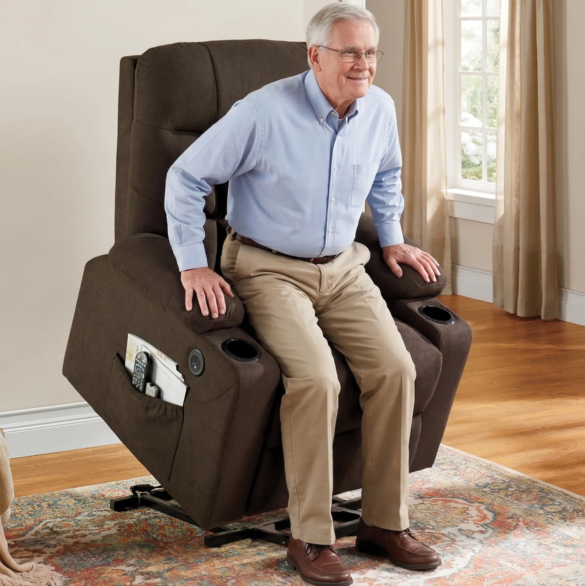 Colton Lift Recliner with Heat & Massage