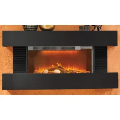 Contemporary Wall-Mount Fireplace