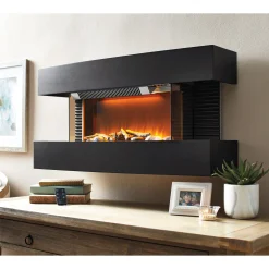 Contemporary Wall-Mount Fireplace
