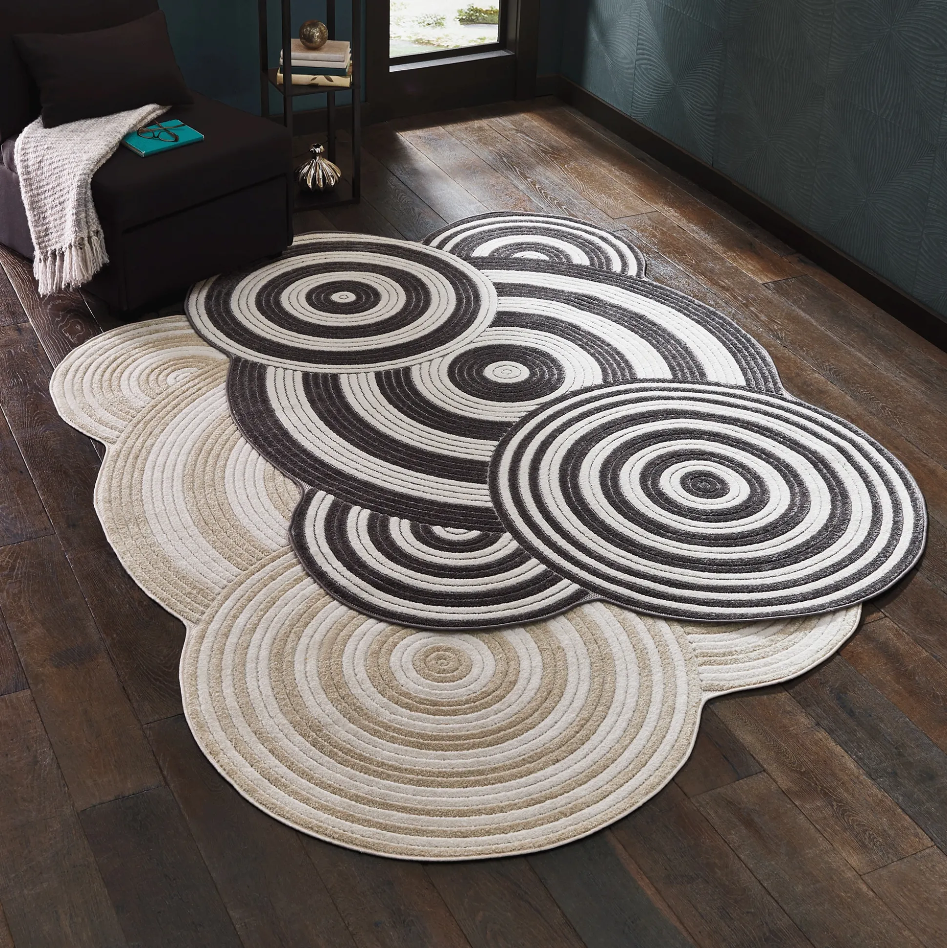 Contour Rings Rug