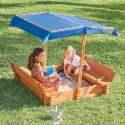 Convertible Sandbox with Sunshade