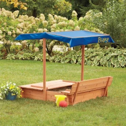 Convertible Sandbox with Sunshade