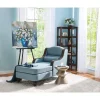 Cool Blue Floral Wall Art
