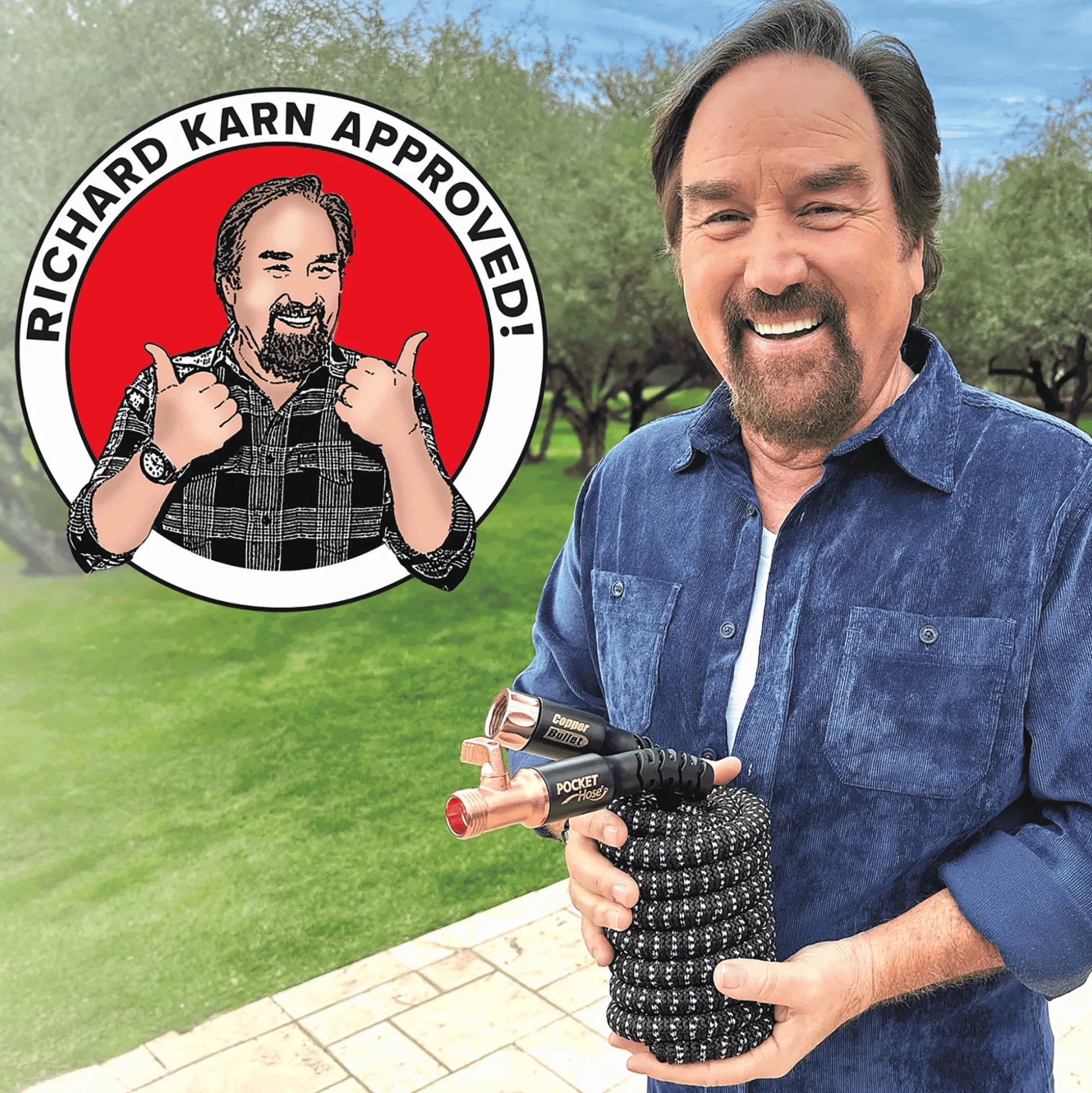 Copper Bullet Expanding 100-Foot Garden Pocket Hose
