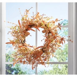 Copper-colored Floral Wreath