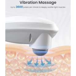 Cordless Rechargeable Handheld Massager with Attachments