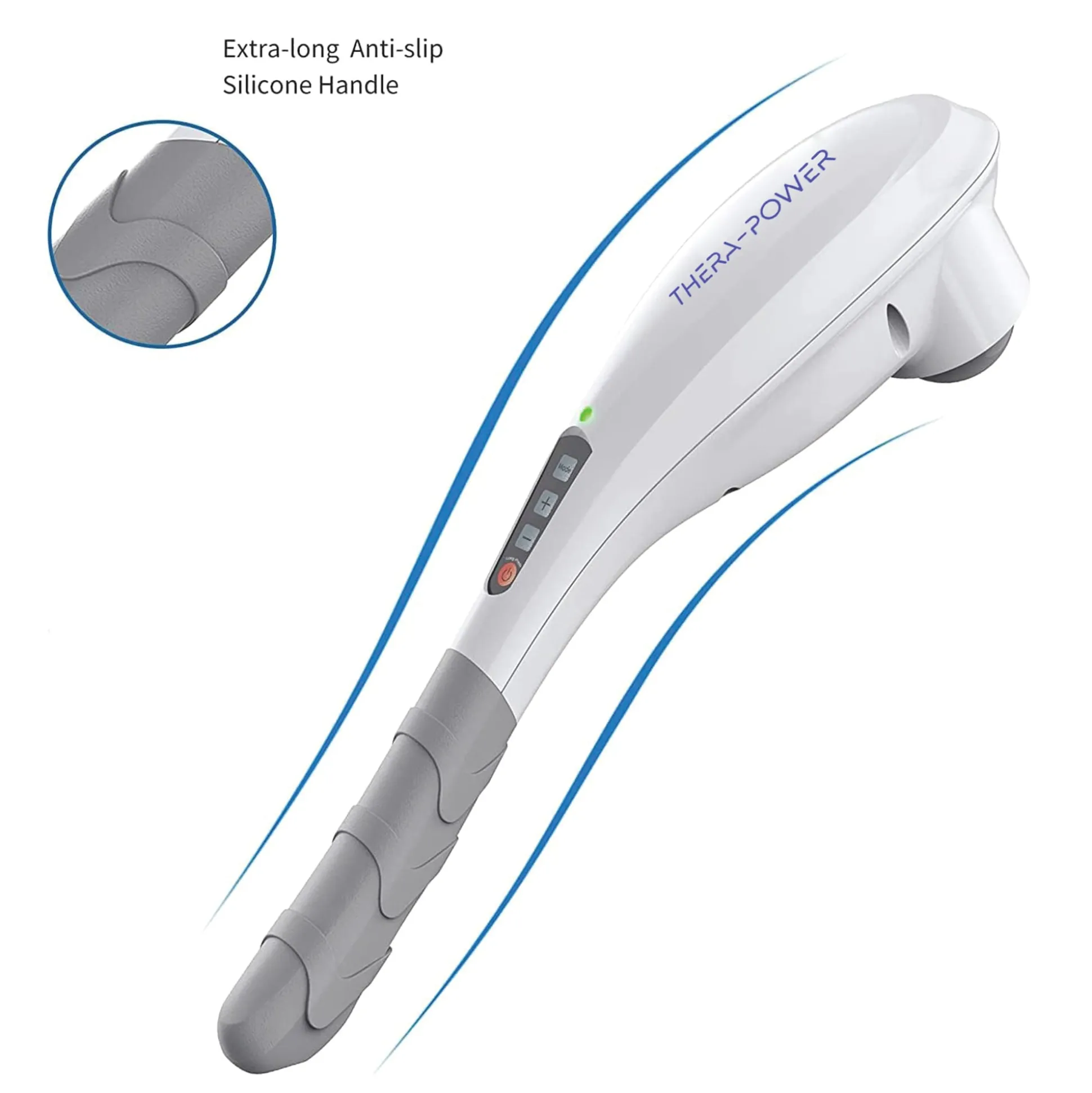 Cordless Rechargeable Handheld Massager with Attachments